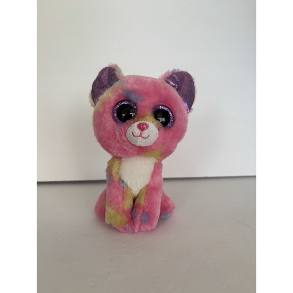 Ty Beanie Boos CANCUN the CHIHUAHUA 6" Beanbag Plush Stuffed Toy w/ Glitter Eyes